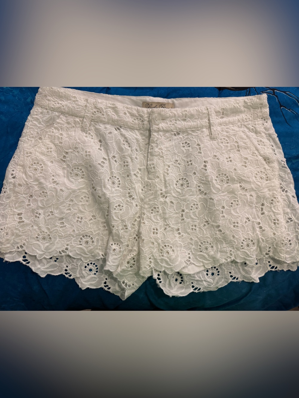 Lucky Brand White Lace Shorts